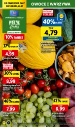 Gazetka promocyjna Lidl - GAZETKA - Gazetka - ważna od 27.07 do 27.07.2024 - strona 16 - produkty: Warzywa, Ser, Winogrona, Brzoskwinie, Owoce, Chleb, Wino, Grunt, Pomidory, Melon