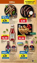 Gazetka promocyjna Lidl - GAZETKA - Gazetka - ważna od 27.07 do 27.07.2024 - strona 21 - produkty: Ketchup, Sos, Sok, Sokołów, Hamburger, Sezam, Burger, Kaszanka, Grill, Kasza, Heinz, LG