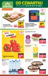 Gazetka promocyjna Stokrotka - Market - Gazetka - ważna od 27.07 do 27.07.2022 - strona 1 - produkty: Kurczak, Kujawski, Filet z piersi kurczaka, Papryka czerwona, Papryka, Lody, Woda mineralna, Woda, Olej