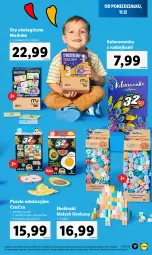 Gazetka promocyjna Lidl - GAZETKA - Gazetka - ważna od 17.12 do 17.12.2023 - strona 21 - produkty: Gry, Kolorowanka, Klej, Puzzle, Klocki