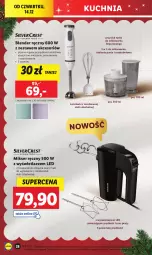 Gazetka promocyjna Lidl - GAZETKA - Gazetka - ważna od 17.12 do 17.12.2023 - strona 32 - produkty: Ser, Pur, Blender ręczny, Blender, Kuchnia, Mikser, Mikser ręczny