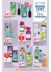 Gazetka promocyjna Auchan - przeNISKIE CENY prze porządki supermarkety - Gazetka - ważna od 23.02 do 23.02.2022 - strona 3 - produkty: Por, Pur, Ajax, Air Wick, Dada, Presto, Odświeżacz powietrza, Sidolux