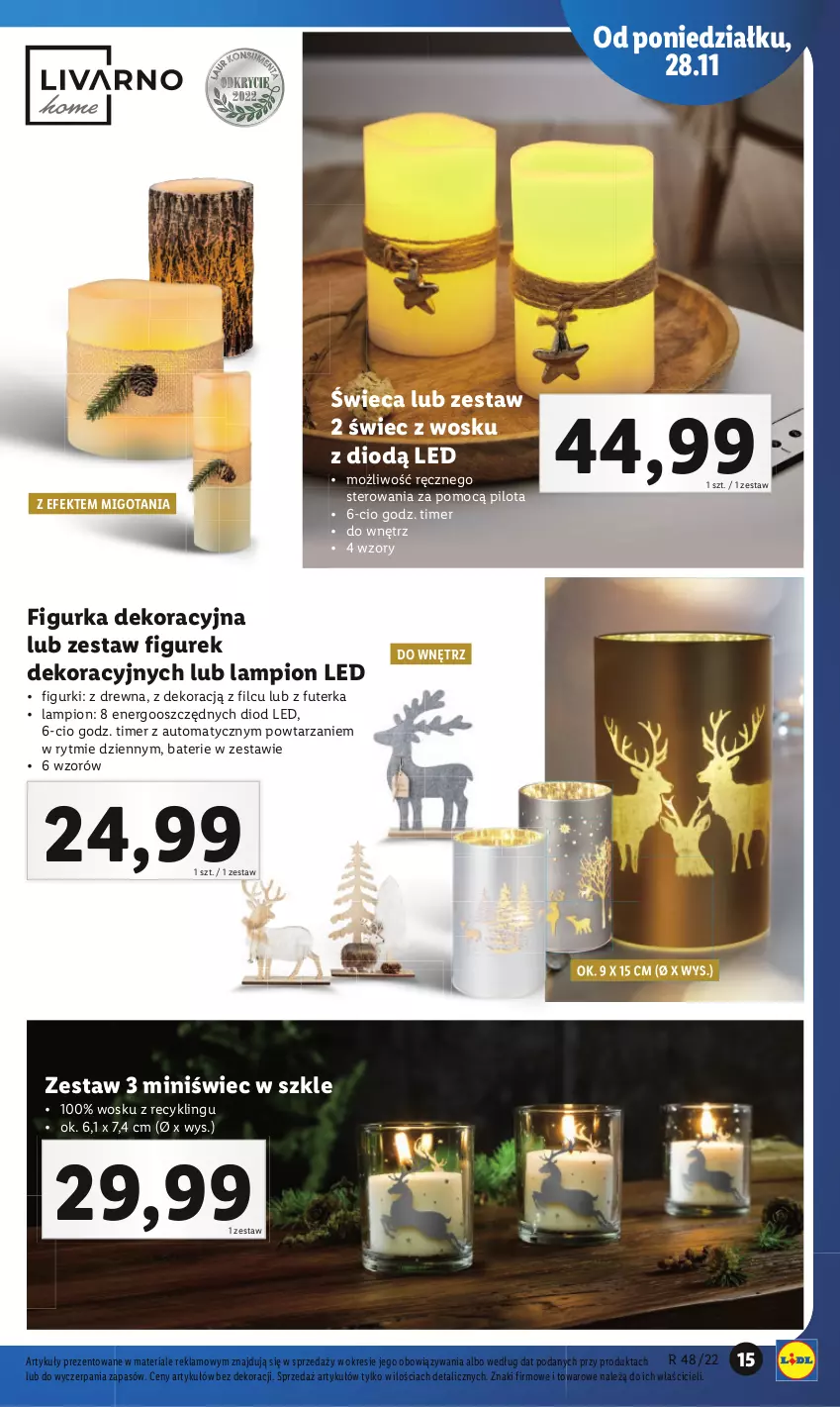 Gazetka promocyjna Lidl - GAZETKA - ważna 28.11 do 03.12.2022 - strona 15 - produkty: Lampion