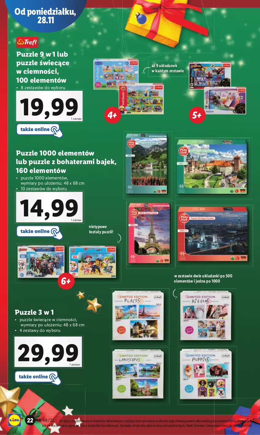 Gazetka promocyjna Lidl - GAZETKA - ważna 28.11 do 03.12.2022 - strona 24 - produkty: Puzzle, Tera