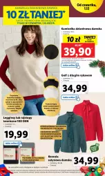 Gazetka promocyjna Lidl - GAZETKA - Gazetka - ważna od 03.12 do 03.12.2022 - strona 51 - produkty: Top, Sok, Mus, Gin, Kawa, Kosz, Rajstopy, Koszula, Kamizelka, Legginsy, Olej