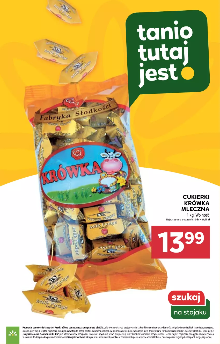 Gazetka promocyjna Stokrotka - Market - ważna 26.03 do 01.04.2026 - strona 24 - produkty: Cukier, Cukierki, Mięso, Optima, Owoce, Warzywa