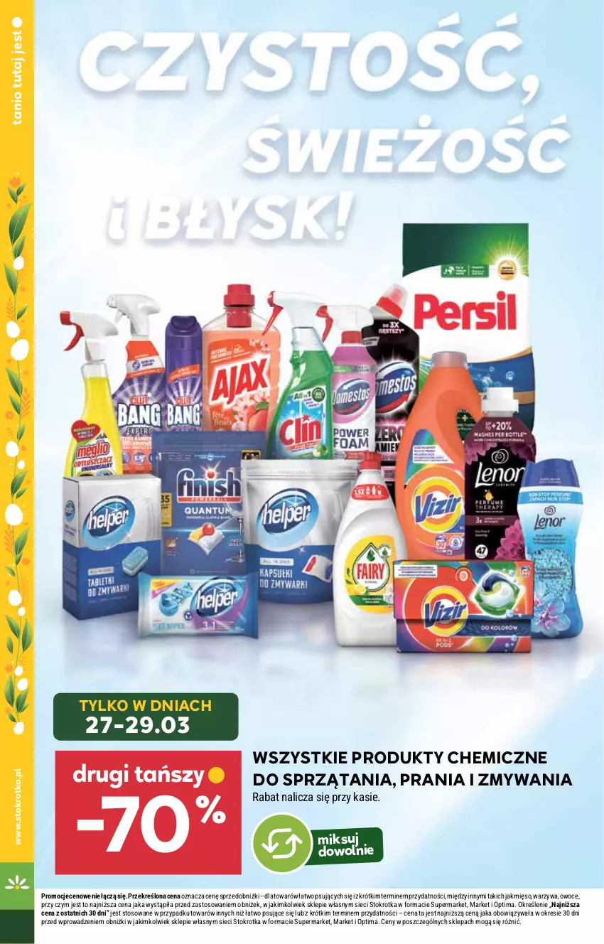 Gazetka promocyjna Stokrotka - Market - ważna 26.03 do 01.04.2026 - strona 44 - produkty: Mięso, Optima, Owoce, Warzywa