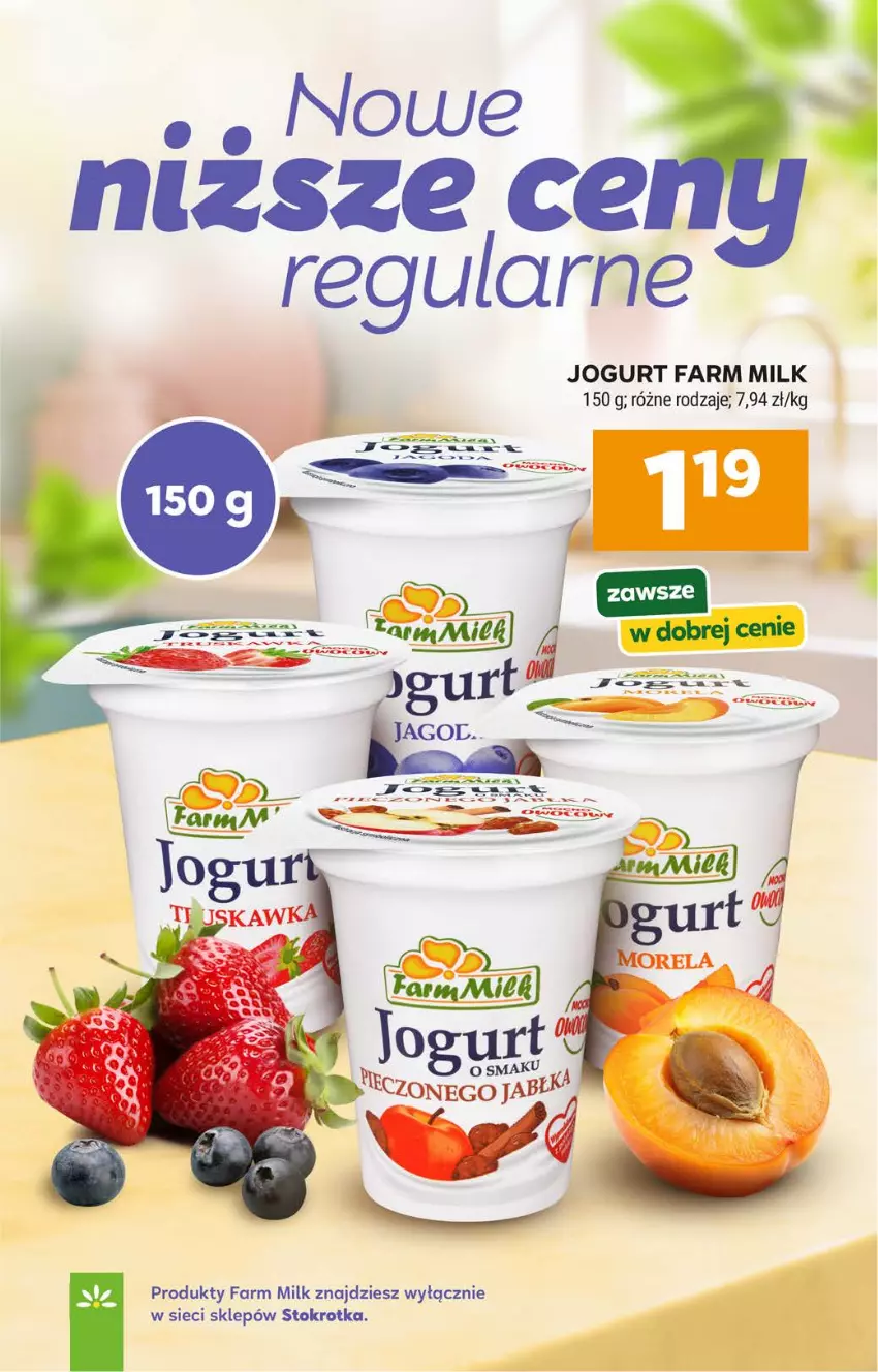 Gazetka promocyjna Stokrotka - Market - ważna 26.03 do 01.04.2026 - strona 8 - produkty: Fa, Farm Milk, Jogurt