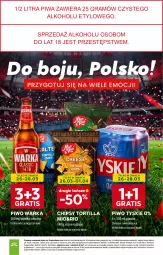 Gazetka promocyjna Stokrotka - Market - Gazetka - ważna od 01.04 do 01.04.2026 - strona 37 - produkty: Piwa, Piwo, Warzywa, Gra, Chipsy, Tortilla, Tyskie, Warka, Optima, Owoce, Mięso