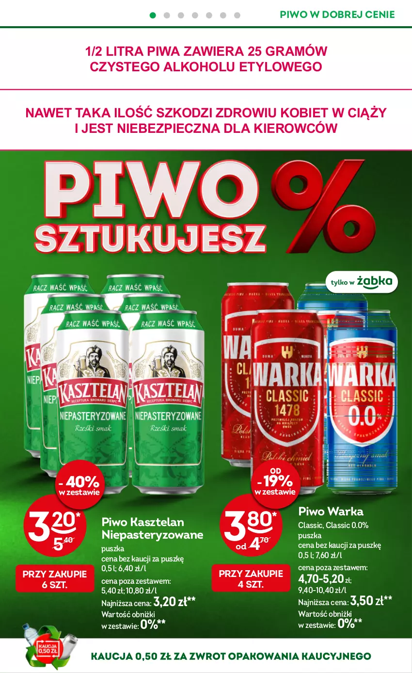 Gazetka promocyjna Żabka - gazetka-promocyjna-37-38-2026 - ważna 09.09 do 22.09.2026 - strona 34 - produkty: Gra, Kasztelan, Piec, Piwa, Piwo, Warka