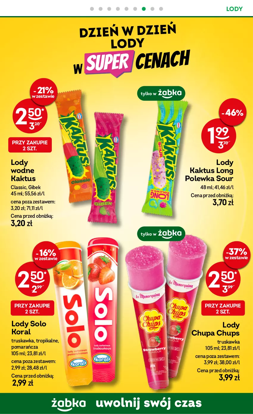 Gazetka promocyjna Żabka - gazetka-promocyjna-37-38-2026 - ważna 09.09 do 22.09.2026 - strona 47 - produkty: Chupa Chups, Kaktus, Lody