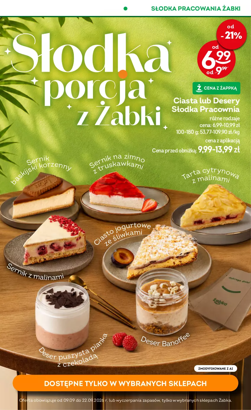 Gazetka promocyjna Żabka - gazetka-promocyjna-37-38-2026 - ważna 09.09 do 22.09.2026 - strona 60 - produkty: Deser, Ser