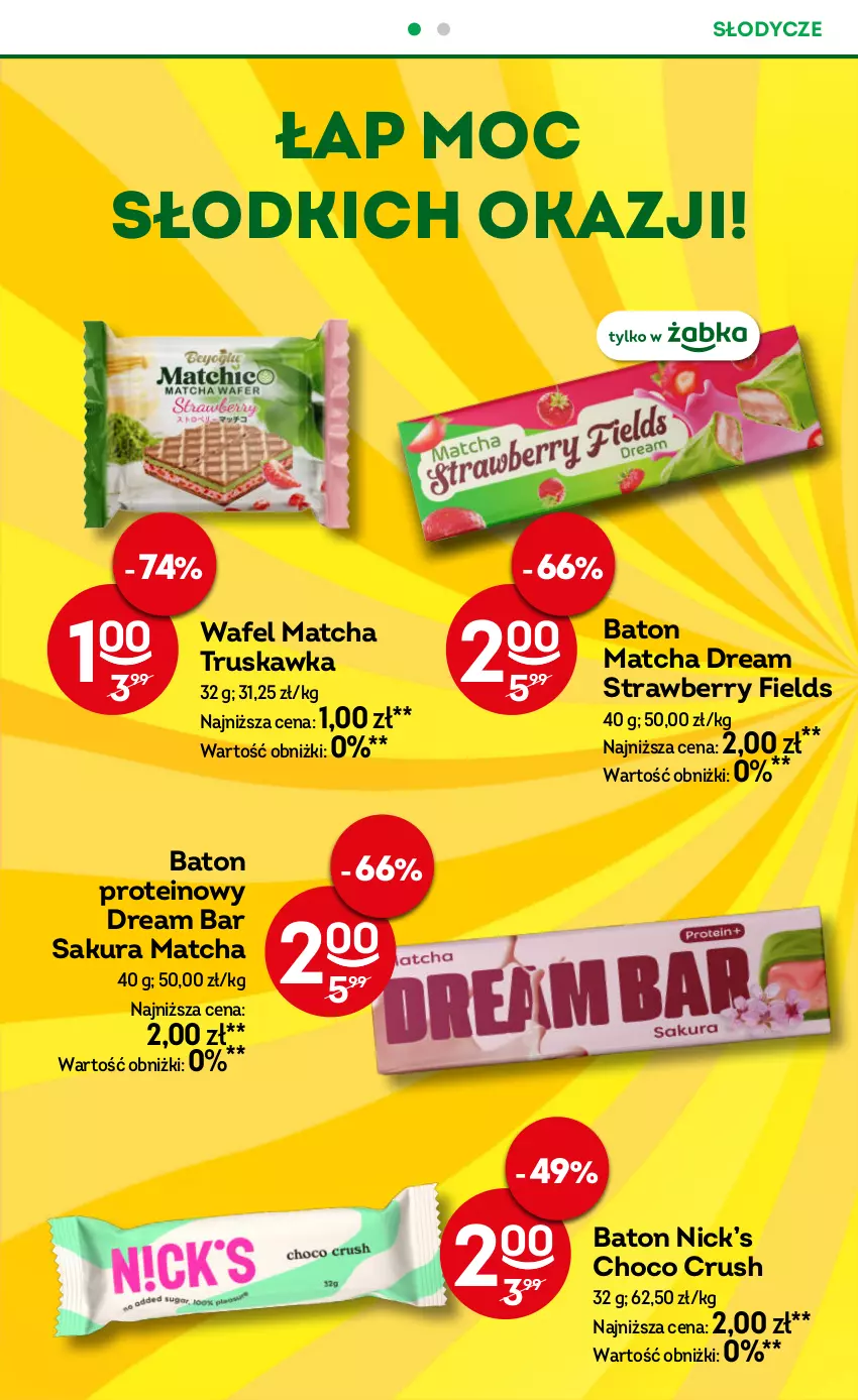 Gazetka promocyjna Żabka - gazetka-promocyjna-37-38-2026 - ważna 09.09 do 22.09.2026 - strona 74 - produkty: Baton