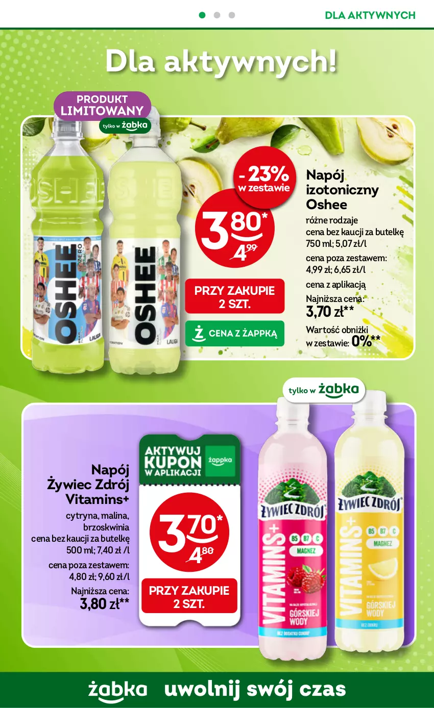 Gazetka promocyjna Żabka - gazetka-promocyjna-37-38-2026 - ważna 09.09 do 22.09.2026 - strona 76 - produkty: Napój, Napój izotoniczny, Oshee