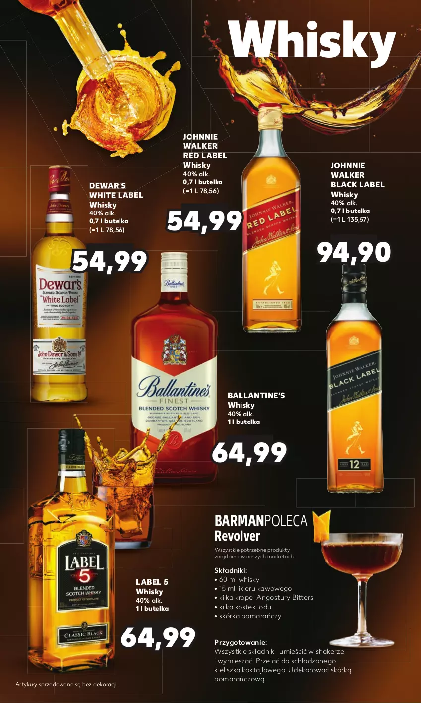 Gazetka promocyjna Kaufland - Barek Kauflandu - ważna 28.12.2023 do 10.01.2024 - strona 7 - produkty: Johnnie Walker, Lack, Likier, Stek, Whisky