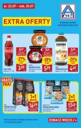 Gazetka promocyjna Aldi - Extra oferty - Gazetka - ważna od 25.07 do 25.07.2026 - strona 1 - produkty: Pistacje, Coca-Cola, Konfitura, Grill, Fa