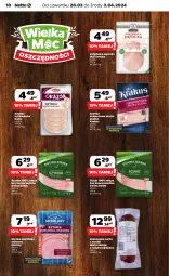 Gazetka promocyjna Netto - Od Czwartku - Gazetka - ważna od 03.04 do 03.04.2024 - strona 10 - produkty: Polędwica, Krakus, Ser, Por, Stół, Duda, Szynka, Sport, Morliny