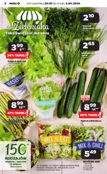 Gazetka promocyjna Netto - Od Czwartku - Gazetka - ważna od 03.04 do 03.04.2024 - strona 6 - produkty: Ogórek, Sałat, Mieszanka sałat, Natka pietruszki