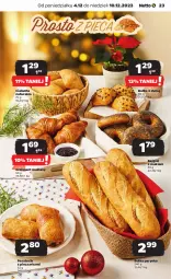 Gazetka promocyjna Netto - Artykuły spożywcze - Gazetka - ważna od 10.12 do 10.12.2023 - strona 23 - produkty: Piec, Pasztecik z pieczarkami, Croissant, Pieczarka, Ciabatta, Bułka, Dynią