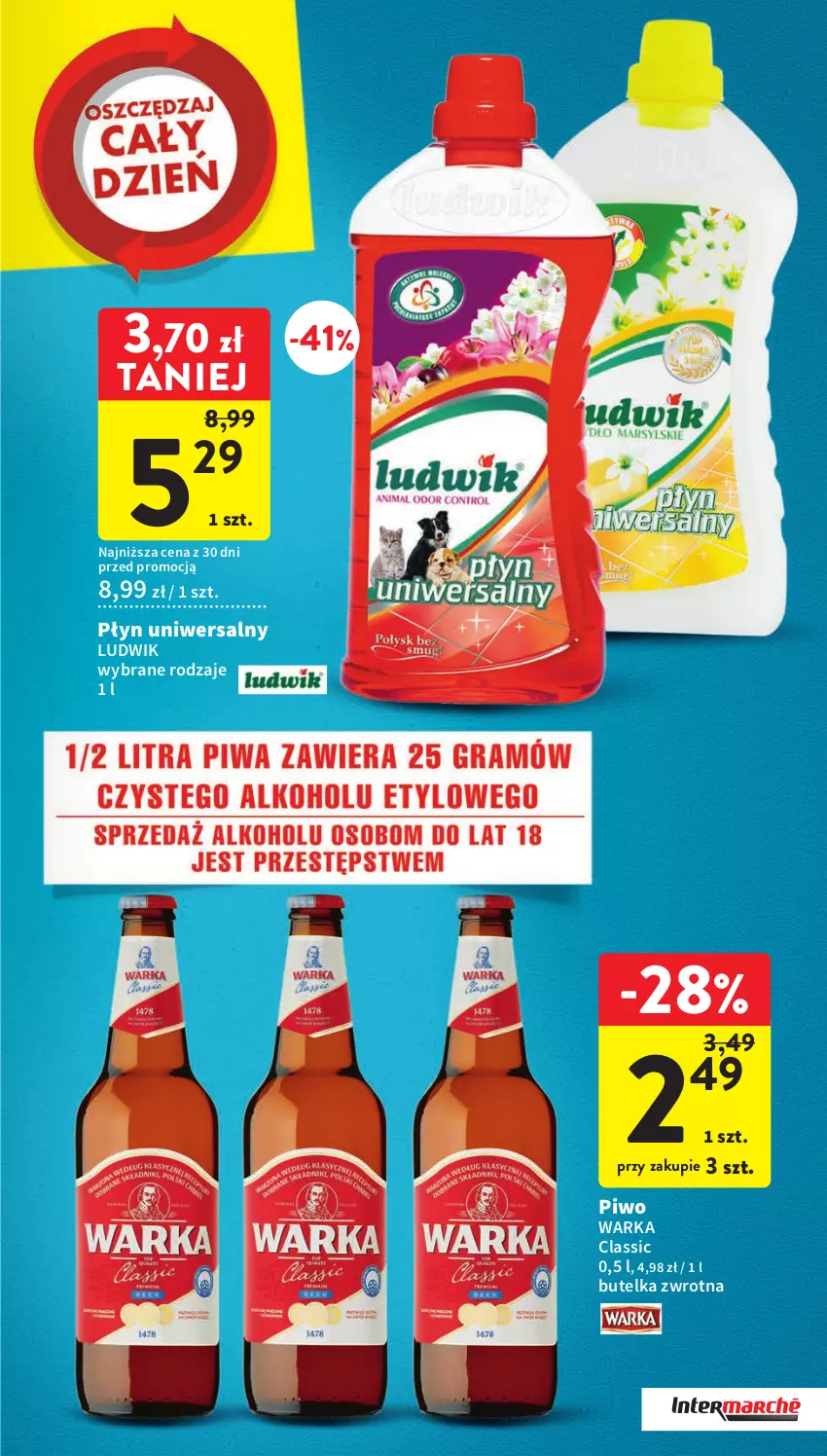 Gazetka promocyjna Intermarche - Gazetka Intermarche - ważna 20.04 do 26.04.2023 - strona 39 - produkty: Ludwik, Piwo, Warka