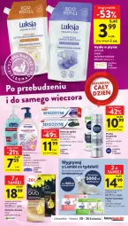 Gazetka promocyjna Intermarche - Gazetka Intermarche - Gazetka - ważna od 26.04 do 26.04.2023 - strona 31 - produkty: Mydło w płynie, Papier, Pasta do zębów, Pianka do golenia, Papier toaletowy, Mydło, Dozownik, Sensodyne, Luksja, Nivea, Farba do włosów, Fa