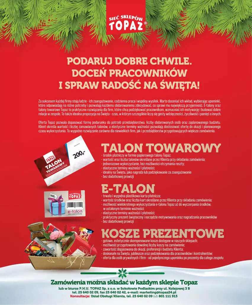 Gazetka promocyjna Topaz - Gazetka - ważna 29.10 do 04.11.2026 - strona 15 - produkty: Gra, Kosz, Papier, Top