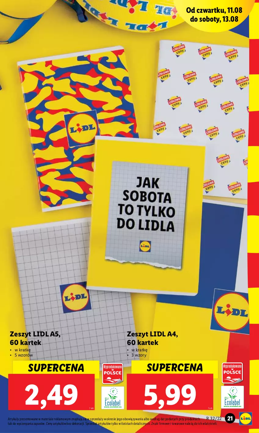 Gazetka promocyjna Lidl - GAZETKA - ważna 08.08 do 13.08.2022 - strona 21