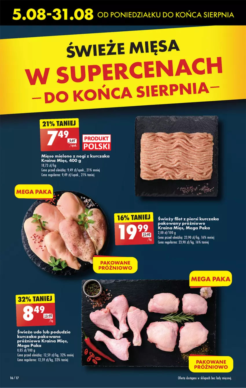 Gazetka promocyjna Biedronka - Od poniedzialku - ważna 05.08 do 10.08.2024 - strona 20 - produkty: Kurczak, Mięso, Mięso mielone