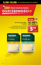 Gazetka promocyjna Biedronka - Od poniedzialku - Gazetka - ważna od 10.08 do 10.08.2024 - strona 4 - produkty: Ser, Tera, Podlaski, Gouda