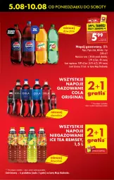 Gazetka promocyjna Biedronka - Od poniedzialku - Gazetka - ważna od 10.08 do 10.08.2024 - strona 9 - produkty: JVC, Gin, Gra, 7up, Mirinda, Napoje, Pepsi, Robot, Napój gazowany, Napój