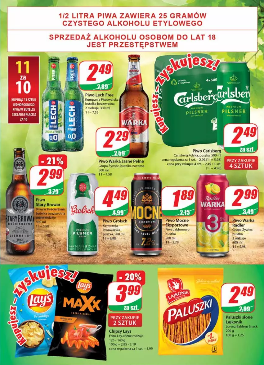 Gazetka promocyjna Dino - Gazetka - ważna 05.05 do 11.05.2021 - strona 15 - produkty: Carlsberg, Piwa, Piwo, Por, Radler, Sport, Warka