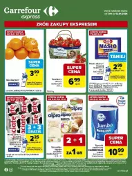 Gazetka promocyjna Carrefour - Gazetka Express - Gazetka - ważna od 12.01 do 12.01.2026 - strona 2 - produkty: NBA, Papier, Napoje, Ręcznik, Alpro, Masło, Pomidory, Mleko, Fa