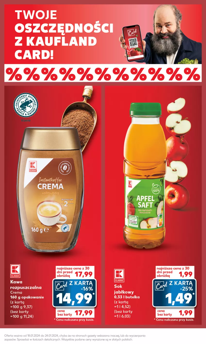 Gazetka promocyjna Kaufland - Mocny Start - ważna 22.01 do 24.01.2024 - strona 27 - produkty: Sok, Sok jabłkowy