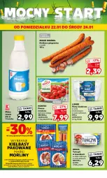 Gazetka promocyjna Kaufland - Mocny Start - Gazetka - ważna od 24.01 do 24.01.2024 - strona 8 - produkty: Sos, Madej Wróbel, Kawa, Morliny, Kiełbasa głogowska, Tuńczyk, Owoce, Waga, Olej, Kiełbasa, Lisner, Hortex