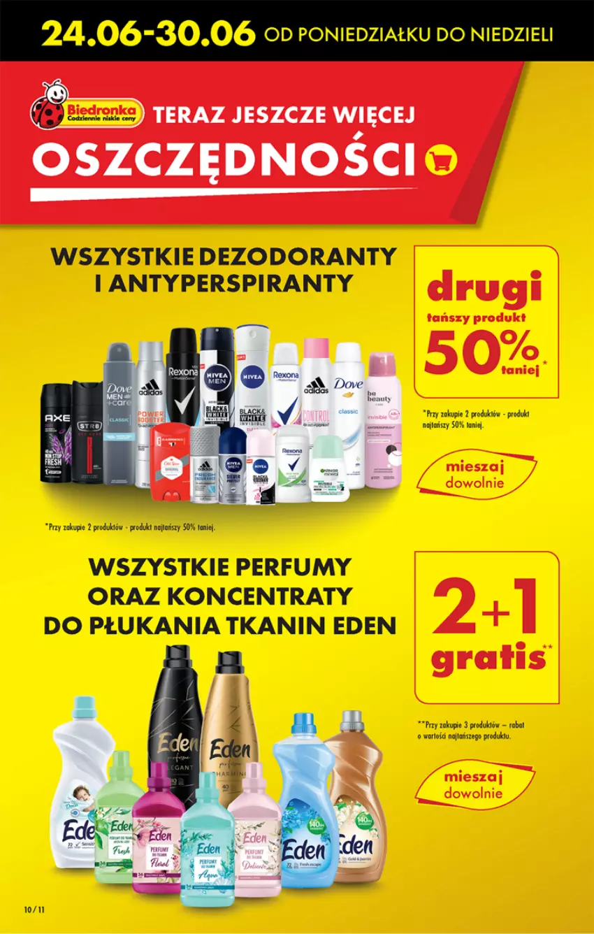 Gazetka promocyjna Biedronka - Od poniedzialku - ważna 24.06 do 29.06.2024 - strona 10 - produkty: Antyperspirant, Dezodorant, Perfum, Tera