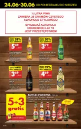 Gazetka promocyjna Biedronka - Od poniedzialku - Gazetka - ważna od 29.06 do 29.06.2024 - strona 48 - produkty: Piwa, Piwo, Gin, Gra, Tyskie, Warka, Desperados, Carlsberg, Karmi, Fa