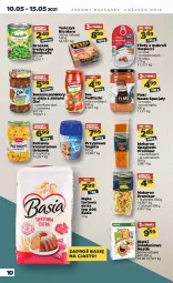 Gazetka promocyjna Netto - Gazetka spożywcza - Gazetka - ważna od 15.05 do 15.05.2021 - strona 10 - produkty: Makaron, Sos, Ser, Rio Mare, Bonduelle, Sony, Tagliatelle, Spaghetti, Mąka, Tuńczyk, Basia, Danio, Pudliszki, Flaki, Suszone pomidory, Vegeta, Olej, Ole!, Pomidory, Mąka tortowa, Nestlé, Groszek, Szpinak