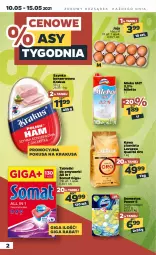 Gazetka promocyjna Netto - Gazetka spożywcza - Gazetka - ważna od 15.05 do 15.05.2021 - strona 2 - produkty: Domestos, Krakus, Ser, Kawa ziarnista, Jaja, Tablet, Kawa, Szynka konserwowa, Szynka, Somat, Lavazza, Zmywarki, Tabletki do zmywarki, Mleko