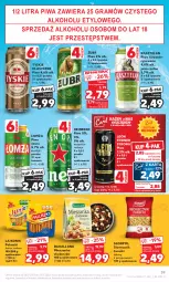 Gazetka promocyjna Kaufland - Gazetka tygodnia - Gazetka - ważna od 26.07 do 26.07.2023 - strona 39 - produkty: Piwa, Piwo, Lajkonik, Gra, Kasztelan, Słonecznik turecki, Mieszanka studencka, Heineken, Tyskie, Słonpol, Leon, Piwo jasne, Bakalland