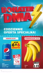 Gazetka promocyjna Kaufland - Gazetka tygodnia - Gazetka - ważna od 26.07 do 26.07.2023 - strona 6 - produkty: Banany, Gra, Pepsi, Napój gazowany, Napój