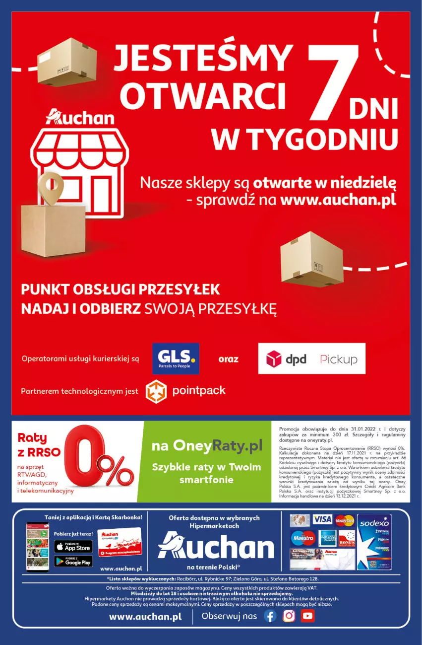 Gazetka promocyjna Auchan - Maxi Paki Niskie Ceny Hipermarkety - ważna 13.01 do 19.01.2022 - strona 40 - produkty: Fa, Ser, Tera