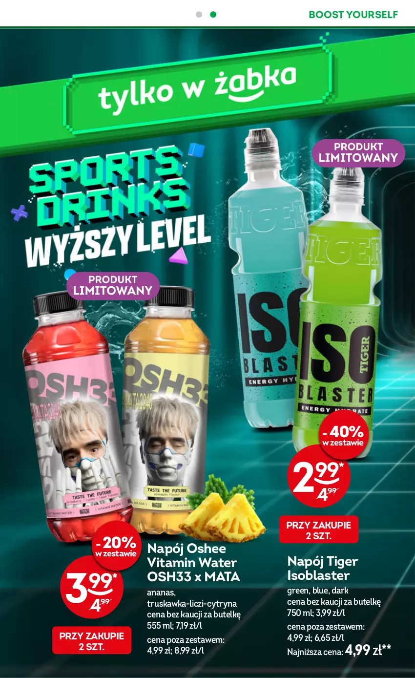Gazetka promocyjna Żabka - ważna 08.10 do 21.10.2025 - strona 15 - produkty: Ananas, Liczi, Napój, Oshee, Tiger