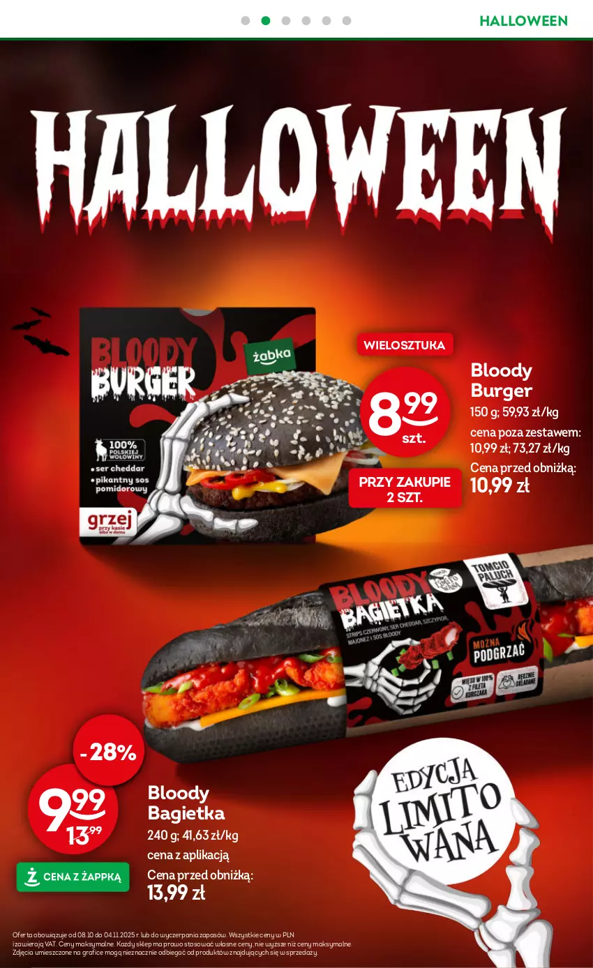 Gazetka promocyjna Żabka - ważna 08.10 do 21.10.2025 - strona 17 - produkty: Bagietka, Burger, Gra