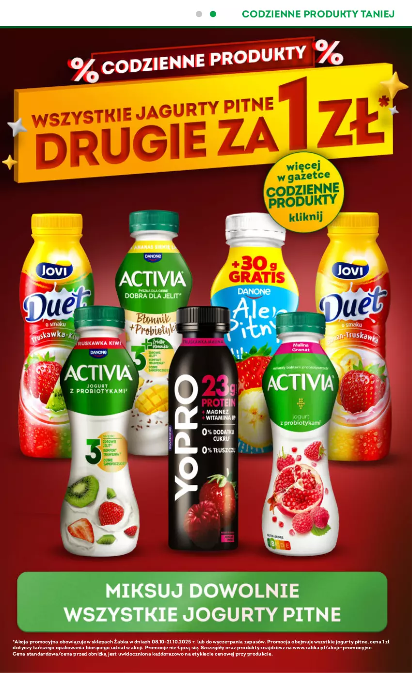 Gazetka promocyjna Żabka - ważna 08.10 do 21.10.2025 - strona 3 - produkty: Jogurt