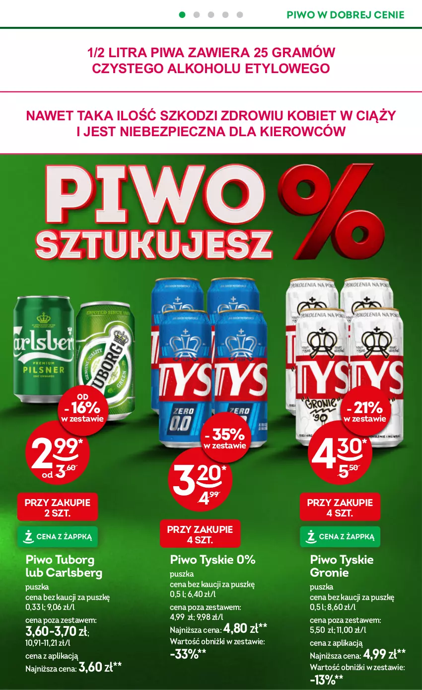 Gazetka promocyjna Żabka - ważna 08.10 do 21.10.2025 - strona 32 - produkty: Carlsberg, Gra, Piec, Piwa, Piwo, Tyskie