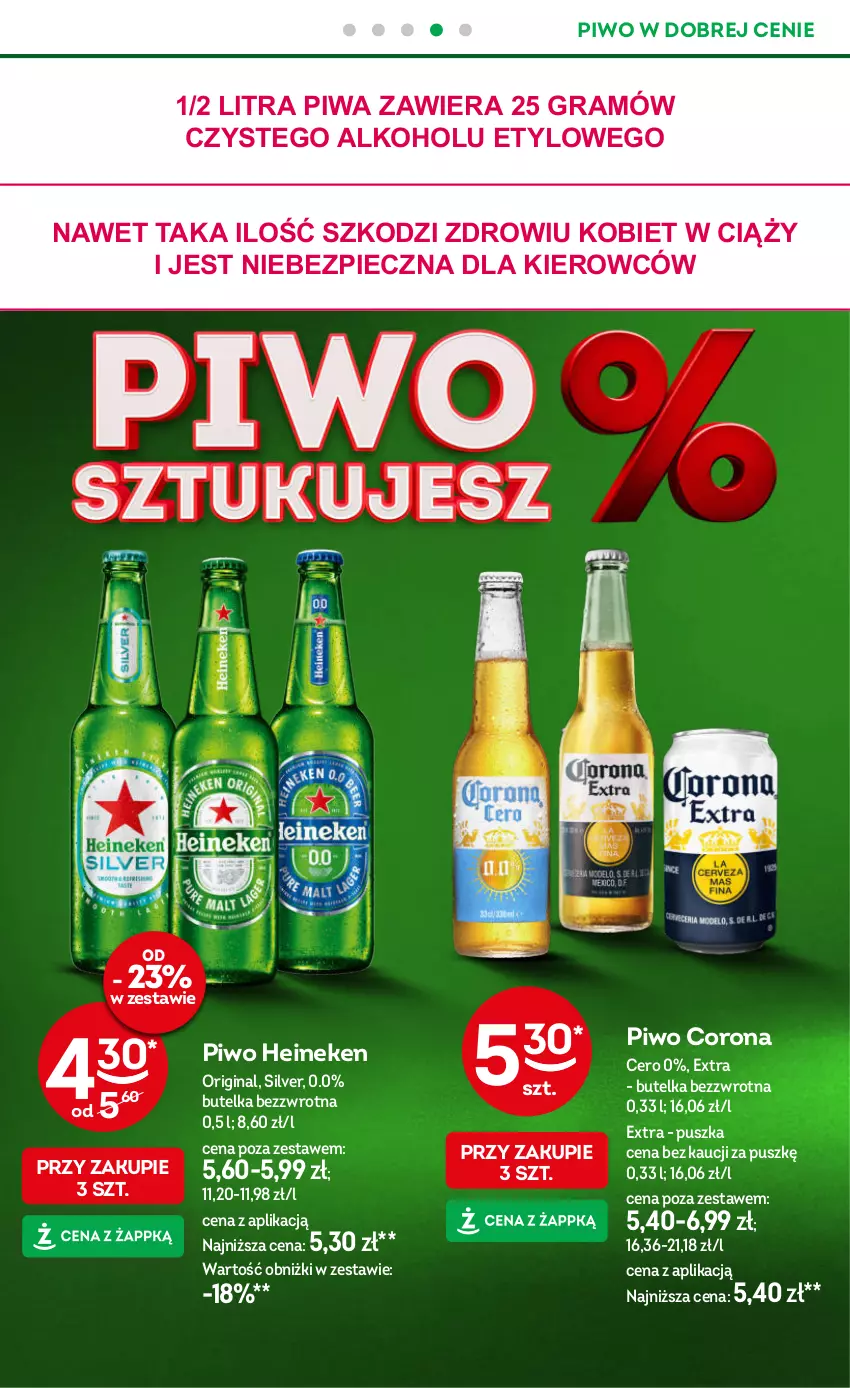 Gazetka promocyjna Żabka - ważna 08.10 do 21.10.2025 - strona 35 - produkty: Gin, Gra, Heineken, Piec, Piwa, Piwo