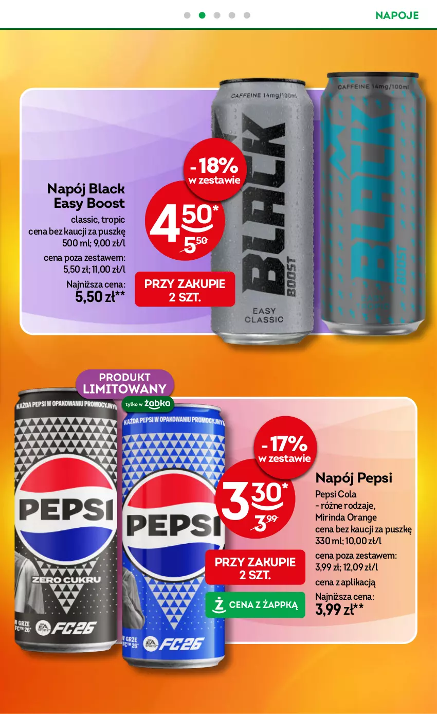 Gazetka promocyjna Żabka - ważna 08.10 do 21.10.2025 - strona 39 - produkty: Lack, Mirinda, Napój, Napoje, Pepsi