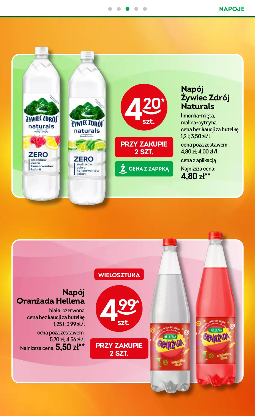 Gazetka promocyjna Żabka - ważna 08.10 do 21.10.2025 - strona 40 - produkty: Hellena, Limonka, Mięta, Napój, Napoje, Oranżada
