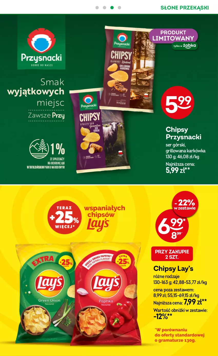 Gazetka promocyjna Żabka - ważna 08.10 do 21.10.2025 - strona 45 - produkty: Chipsy, Grill, Lay’s, Przysnacki, Ser