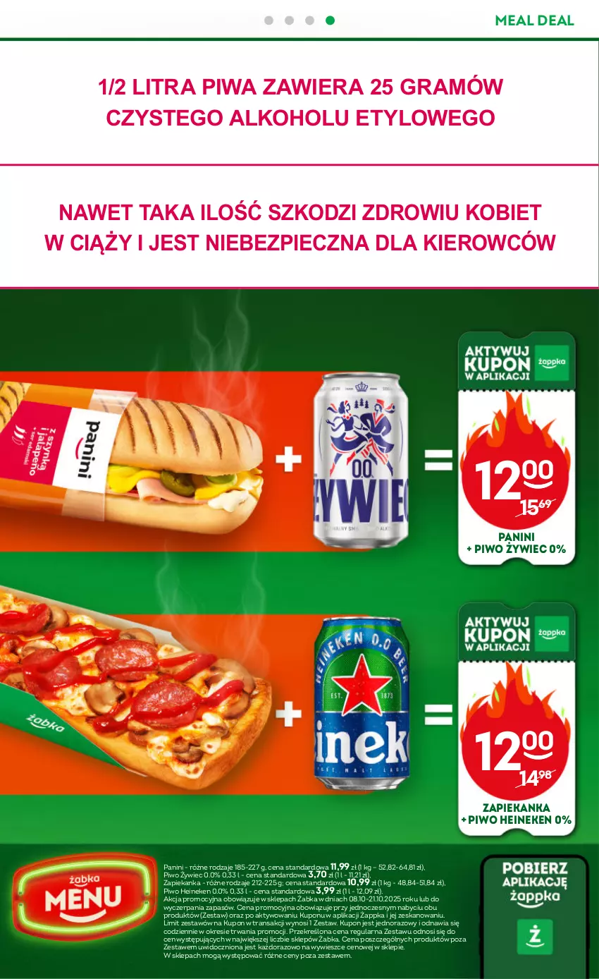 Gazetka promocyjna Żabka - ważna 08.10 do 21.10.2025 - strona 51 - produkty: Gra, Heineken, Piec, Piwa, Piwo, Tran, Zapiekanka